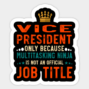 Vice President Definition  Job Sticker